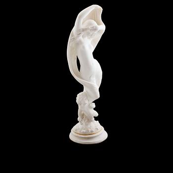 SKULPTUR, marmor, signerad Fossati, Gentile, Wien, omkring år 1900.
