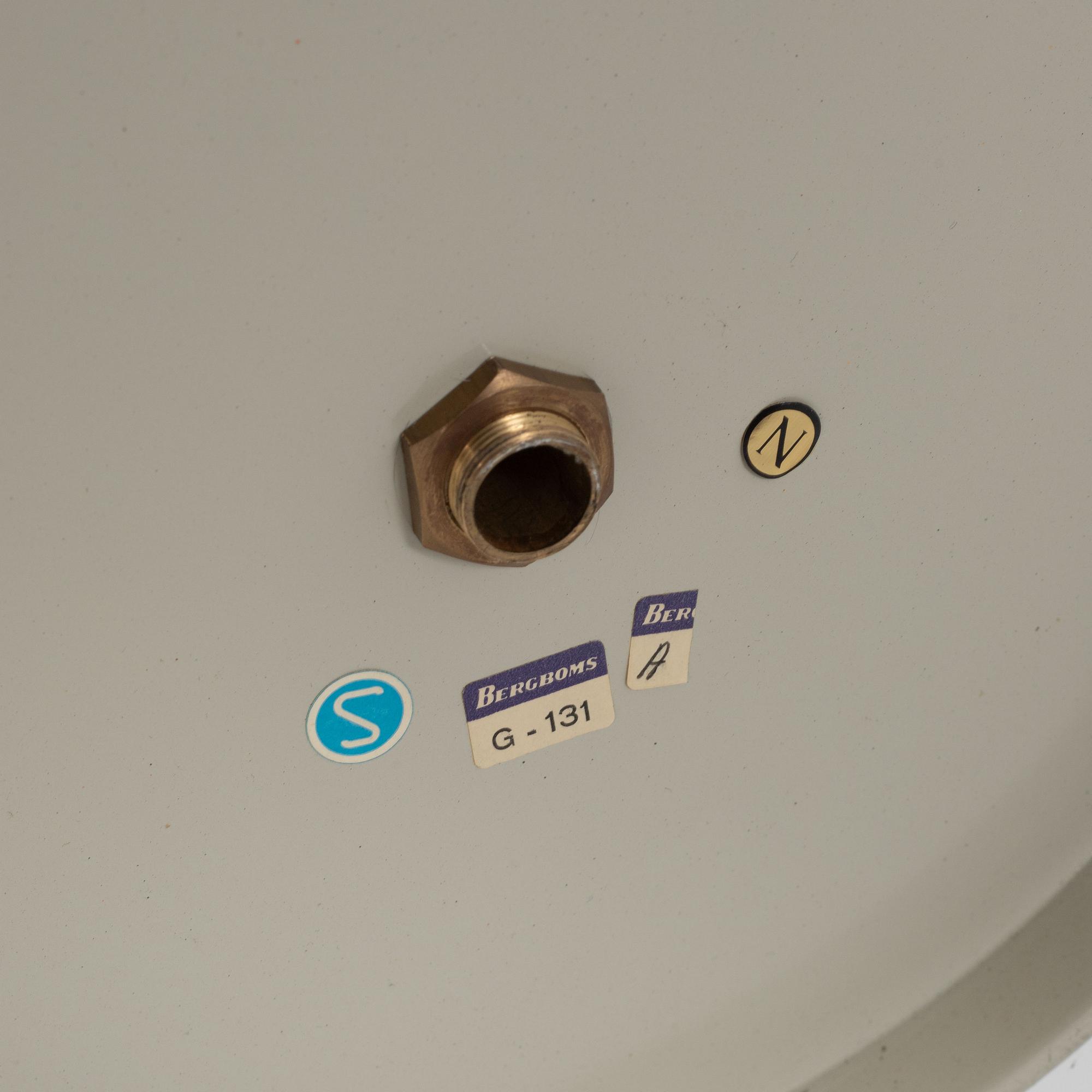 Golvlampor, ett par, modell G 132, Bergboms, 1900-talets slut.