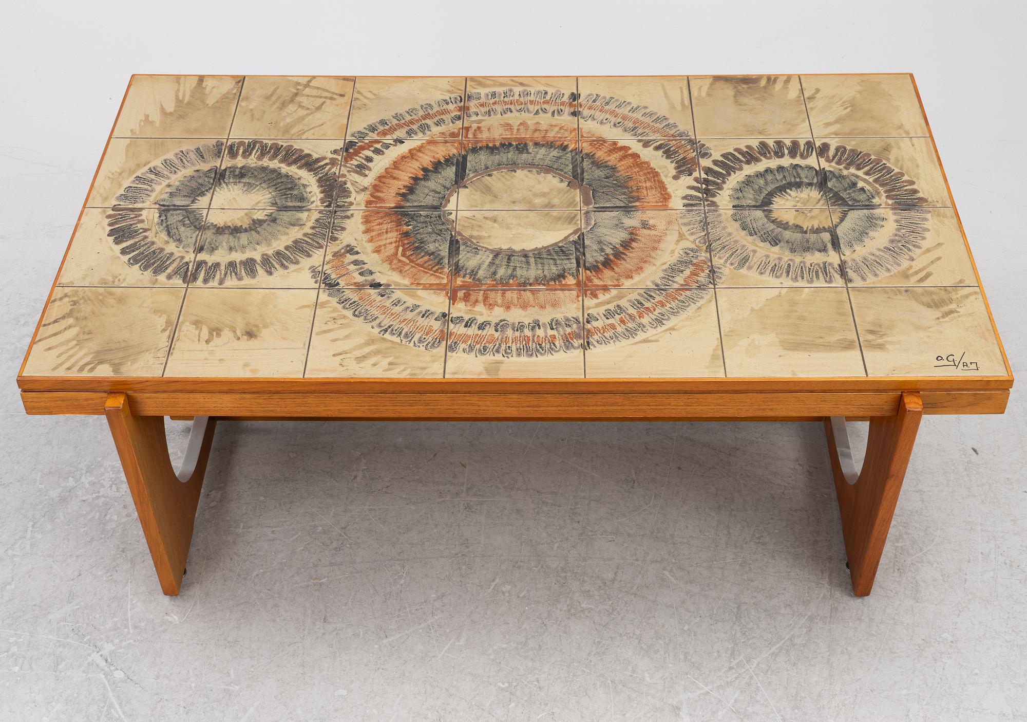 Soffbord, Danmark, 1900-talets andra hälft.