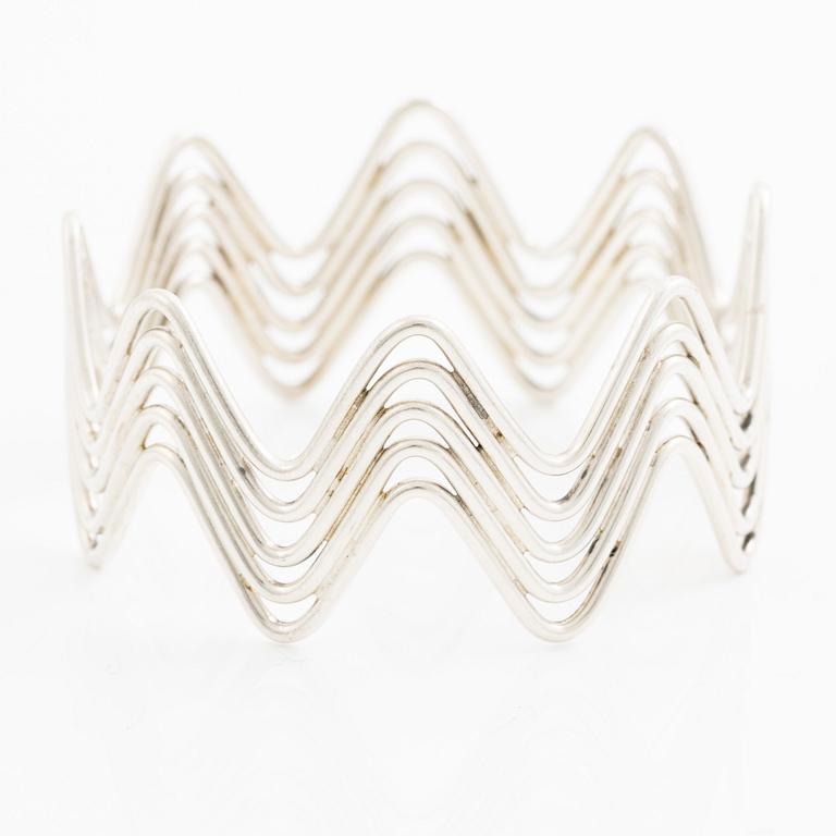Bent Knudsen, armring, silver, ca 1960-tal.