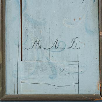Skåp, allmoge, Jämtland, daterat 1843.