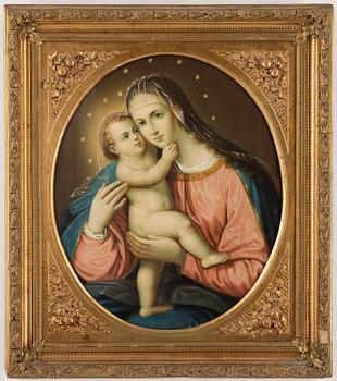 OKÄND KONSTNÄR, olja på duk, ej signerad, 1800-tal.