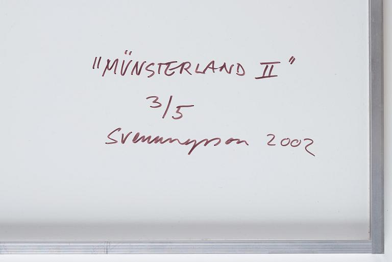 Jan Svenunsson, C-print signerat daterat 2002 och numrerat 3/5 a tergo.