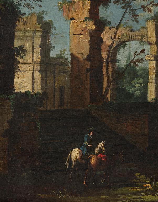 Giovanni Paolo Panini, hans krets, Ruinlandskap.