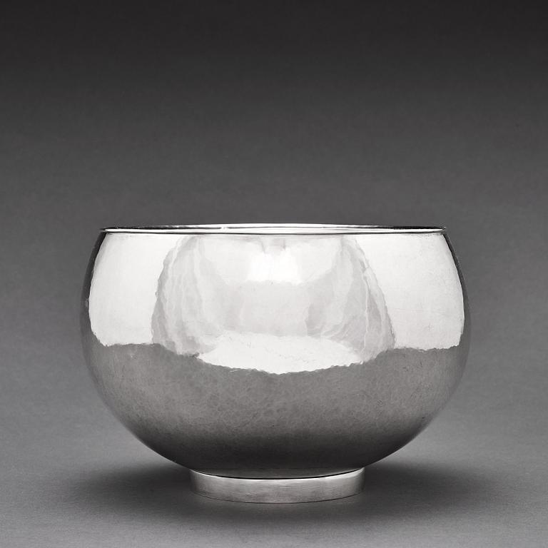 W.A. Bolin, a large sterling bowl, Stockholm 1988.