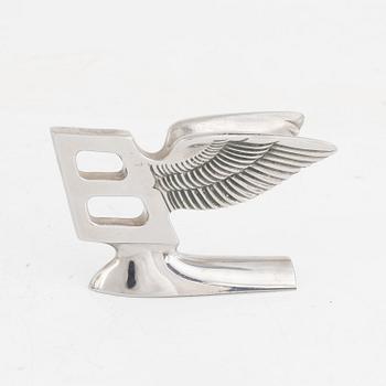 Hood ornaments, 2 pcs, Rolls-Royce and Bentley, 20th century.