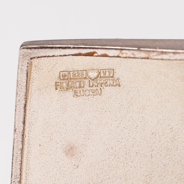 BJÖRN WECKSTRÖM. A sterling silver necklace "O2X". Lapponia 1974.