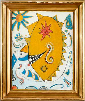 EGILL JACOBSEN, olja på pannå, signerad a tergo.