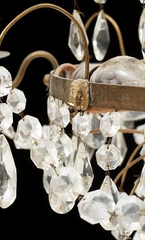 LJUSKRONA, Gustaviansk stil, 1900-tal. Höjd ca 58 cm.