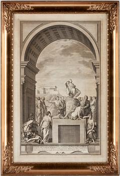 Francesco Furini · FRANCESCO FURINI, efter, etsning, 17/1800-tal.