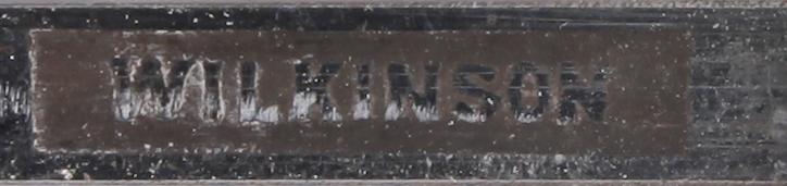 STICKERT, med silverbeslag, London 1910.