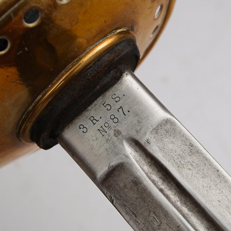 PALLASCH, m/1893 manskapsvapen för Kavalleriet.