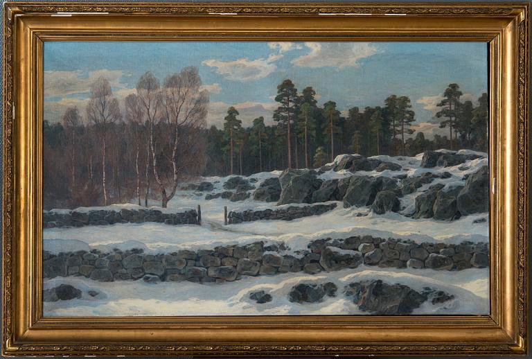 Thure Sundell, WINTER LANDSCAPE.