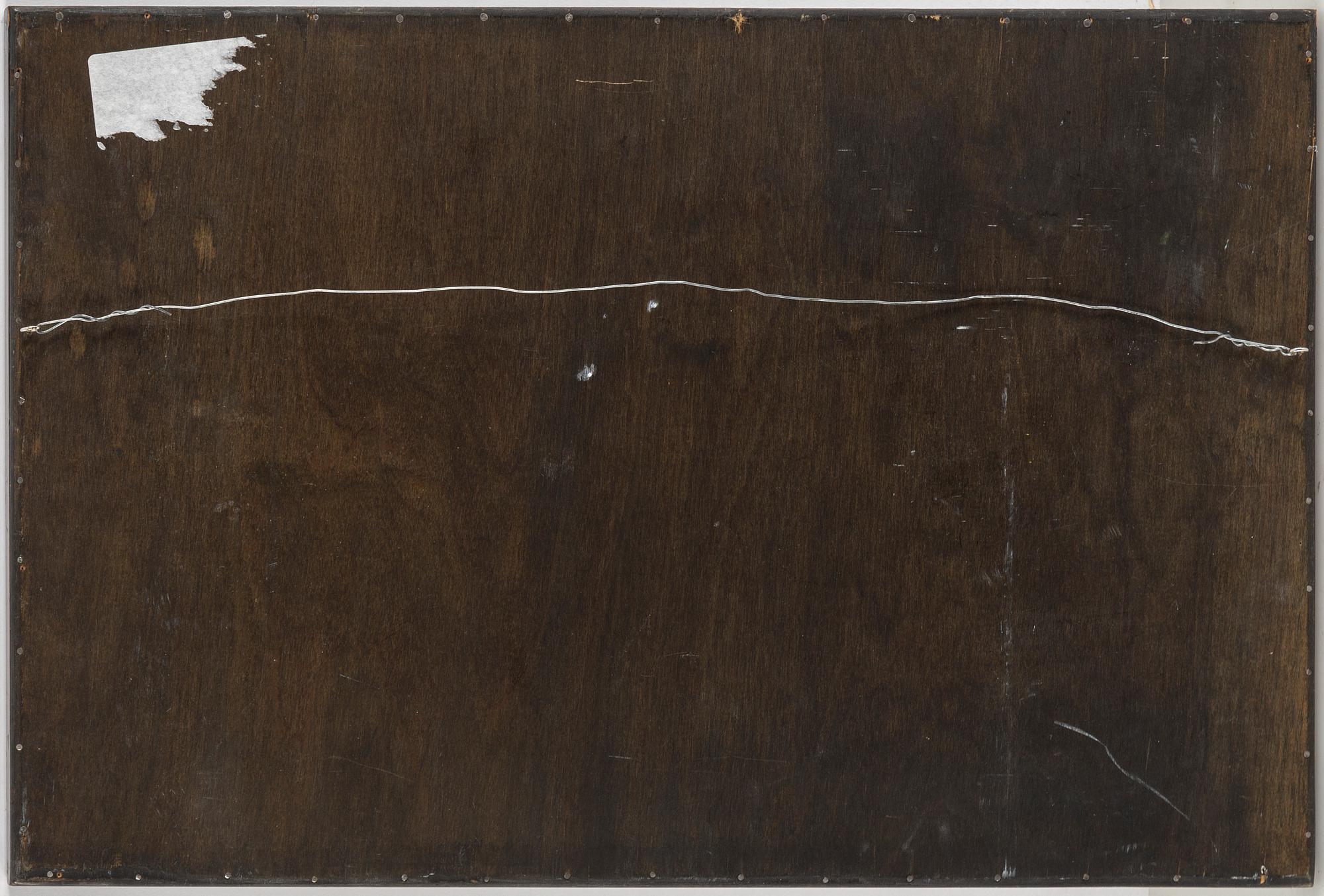 A silk painting, 20th century.