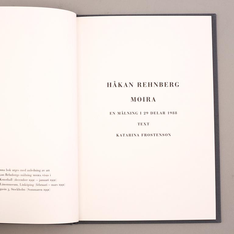 HÅKAN REHNBERG, oil on lead plate, signed, dated 1993 and numbered XIII/XXIX  on verso.