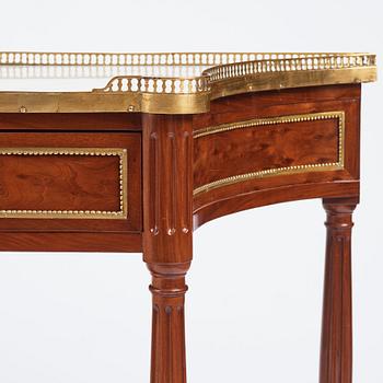 A Louis XVI console desserte by F. Schey (master in Paris 1777), late 18th century.