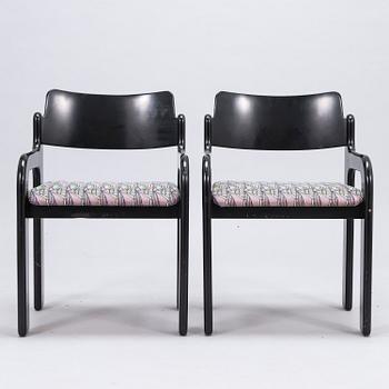 EERO AARNIO, A dinner table and four chairs "Flamingo" for Asko.