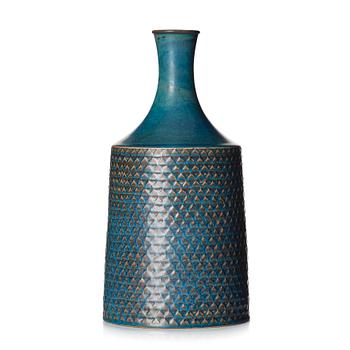 Stig Lindberg, a stoneware vase, Gustavsberg studio, Sweden 1961.