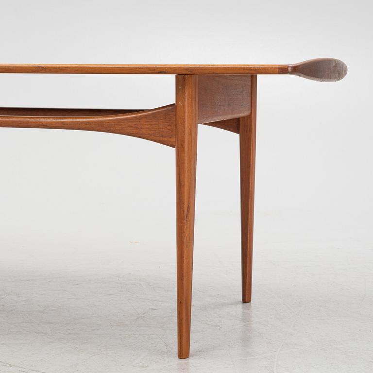 Tove & Edvard Kindt-Larsen, a teak coffee table from France & Daverkosen, Denmark, 1960's.
