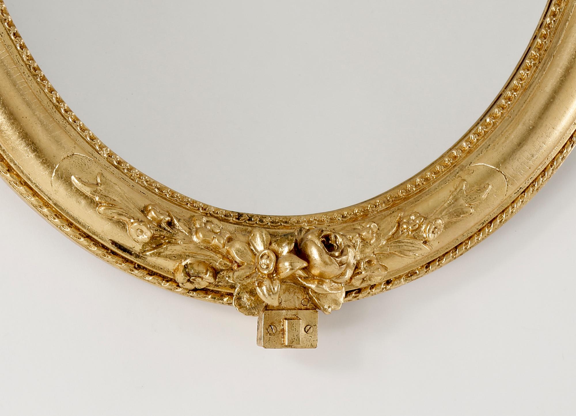 SPEGEL/LAMPETT, Gustaviansk stil, 1800-talet andra hälft.