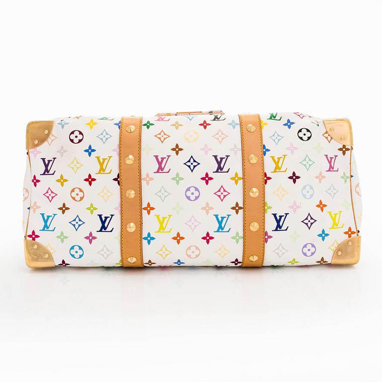 Louis Vuitton, X Takashi Murakami, väska, "Multicolour Keepall 45", Limited Edition.