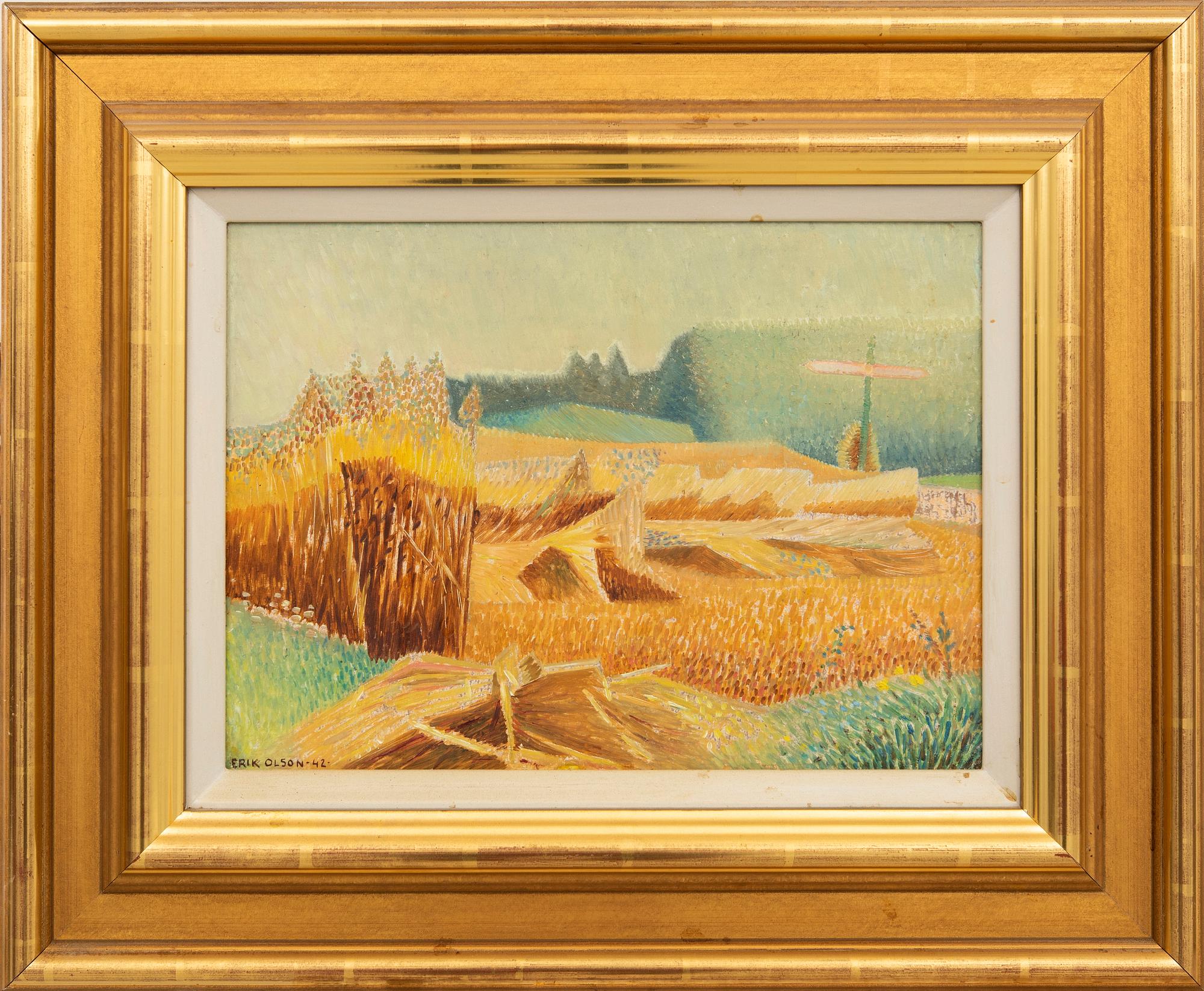 Erik Olson, "Autumn Landscape" - Gammel Holte Denmark.