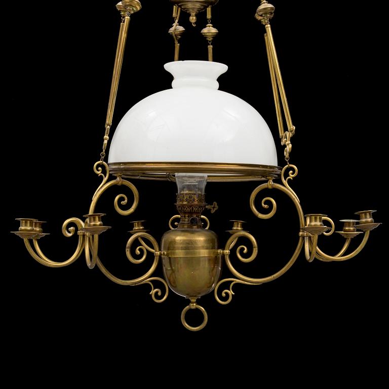 A circa 1900 jugend chandelier.