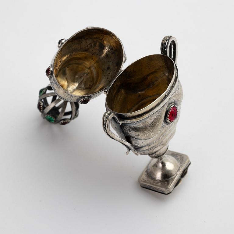 Scent box, silver, Denmark, 17th/18th century.
