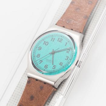 Swatch, Greenie, wristwatch, 34 mm.