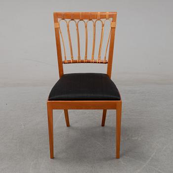 Josef Frank, stolar 6 st, modell 1165, Firma Svenskt Tenn.