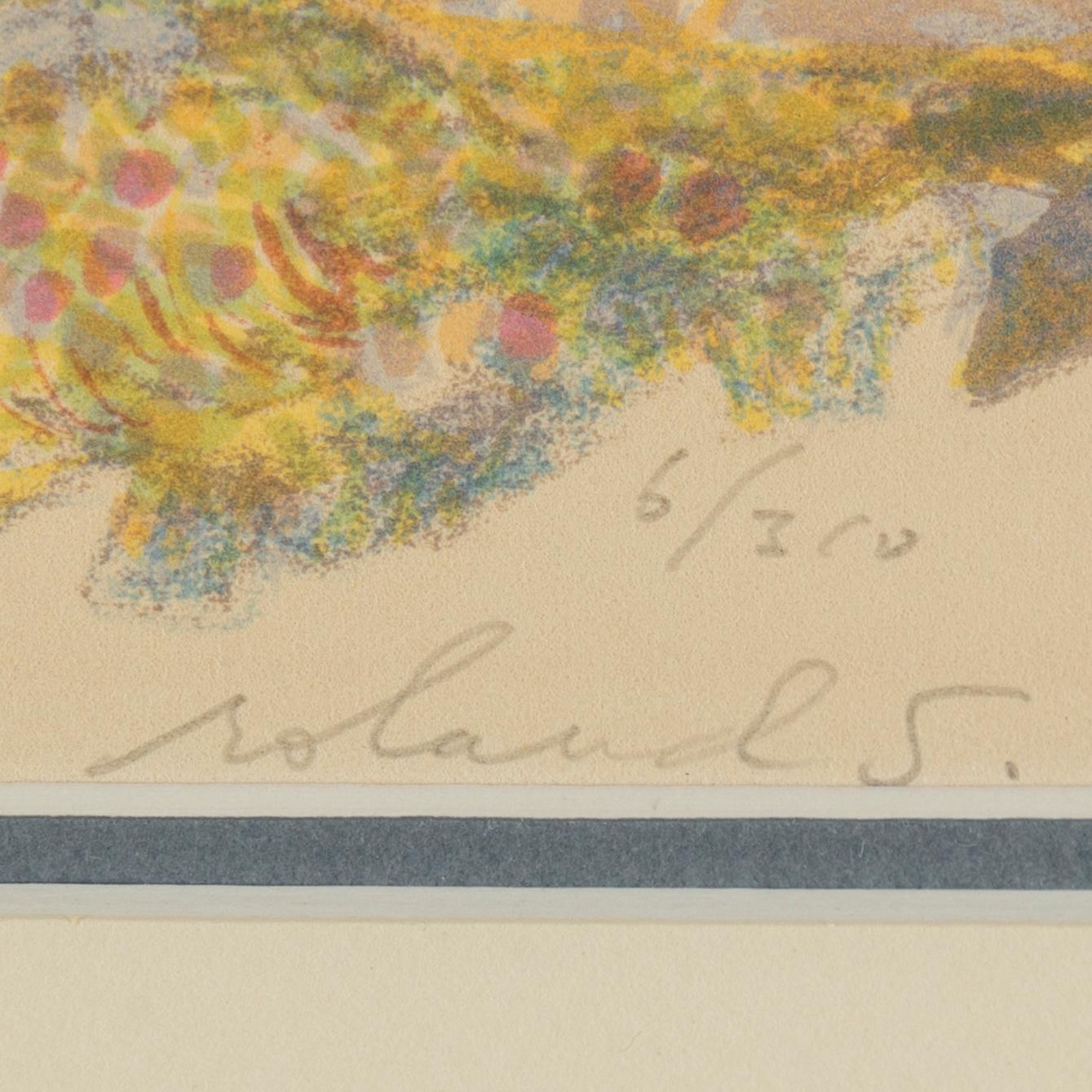 ROLAND SVENSSON, colour lithograph, signed and no. 6/310.