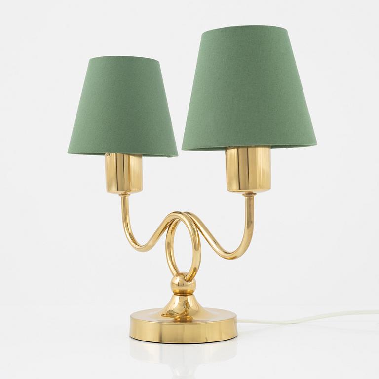 Josef Frank, a model 2483  brass table lamp, Firma Svenskt Tenn, Sweden.