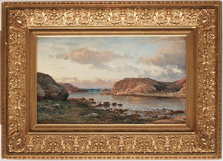 Berndt Lindholm, "Solnedgång i Bohuslän".