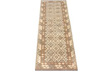Gallerimatta, Afghansk Kelim, 394 x 84 cm.