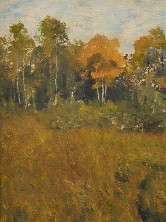 Bruno Liljefors, Autumn landscape.