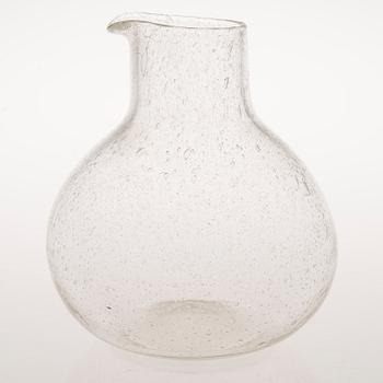 KAJ FRANCK Four Sargasso Glass Items, signed Nuutajärvi Notsjö.