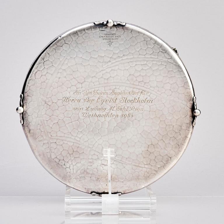 Tiffany & Co, a sterling silver tray, model no 944 M, circa 1880s.