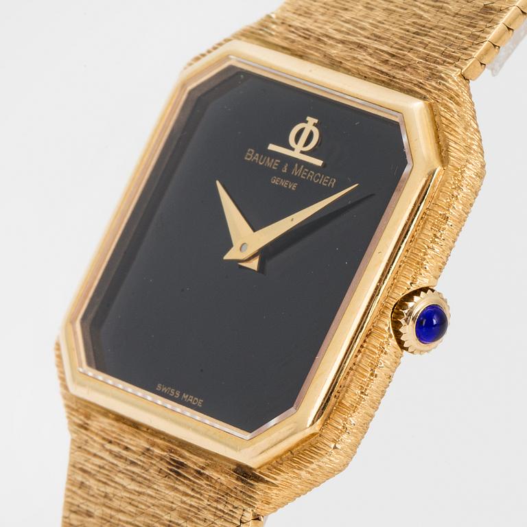 BAUME & MERCIER, Geneve, armbandsur, 27 x 28 mm,