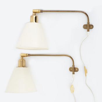 Josef Frank, a pair of wall lamps, model "2226", Firma Svenskt Tenn.