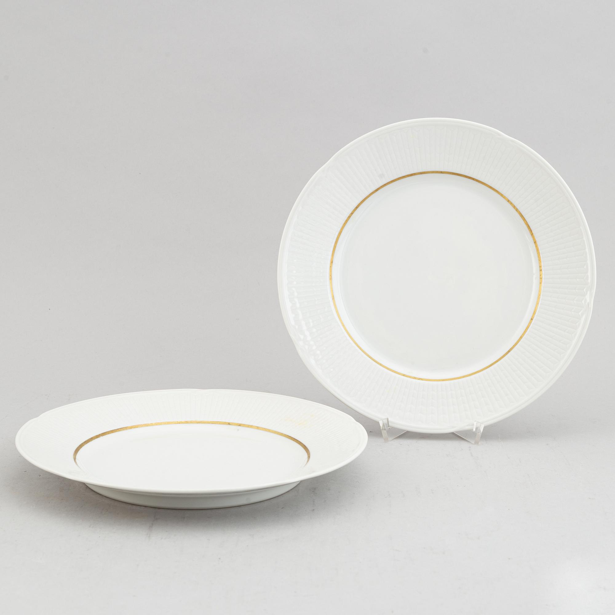 Louise Adelborg, Mat, kaffe- och teservis, Porslin, 110 delar, "Swedish Grace"/"Nationalservisen", Rörstrand.
