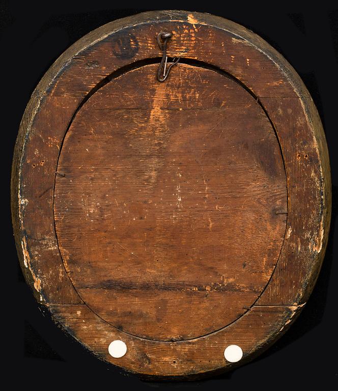 A NICLAS FALKENGREN (1776-1813) GUSTAVIAN MIRROR.