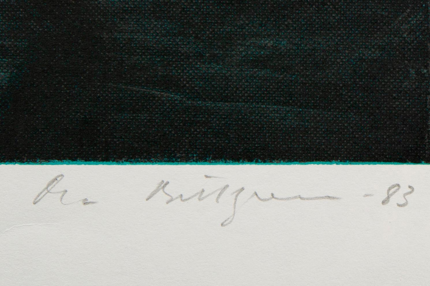 Ola Billgren, color lithograph, signed -83 EA.