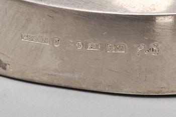 LJUSSTAKAR, ett par, silver, Ceson, Göteborg, 1975.