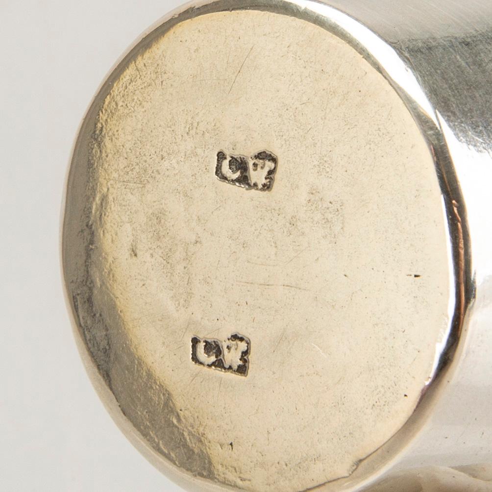 BÄGARE 2 st silver 1700-tal.