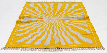 Matta, handbroderad Kelim, 183 x 113 cm.