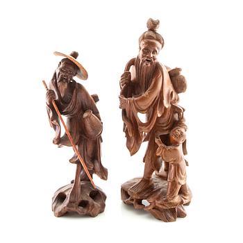 Figurines 4 pcs China 20th century.