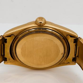HERRARMBANDSUR, 18 K guld, Rolex Oyster Perpetual Datejust, 1964. Total vikt ca 112 gram.