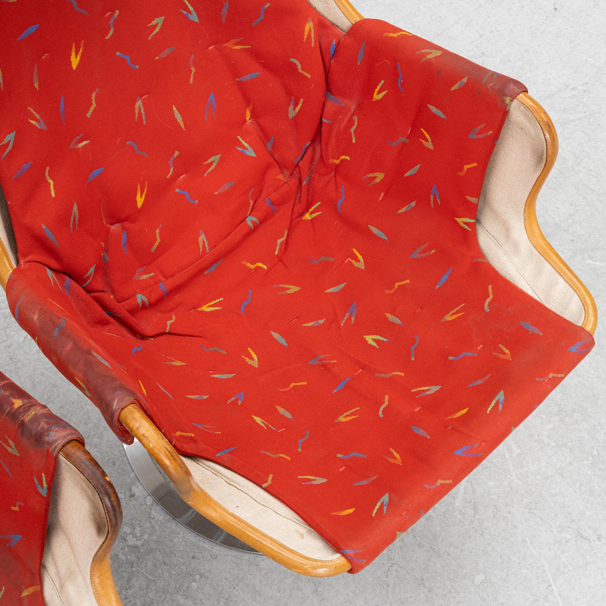 Bruno Mathsson, fåtöljer, ett par, ”Jetson”, 1900-talets andra hälft.