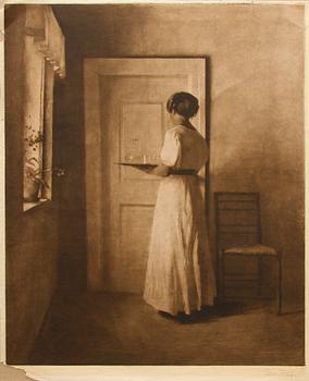 PETER ILSTED, mezzotint, sign.