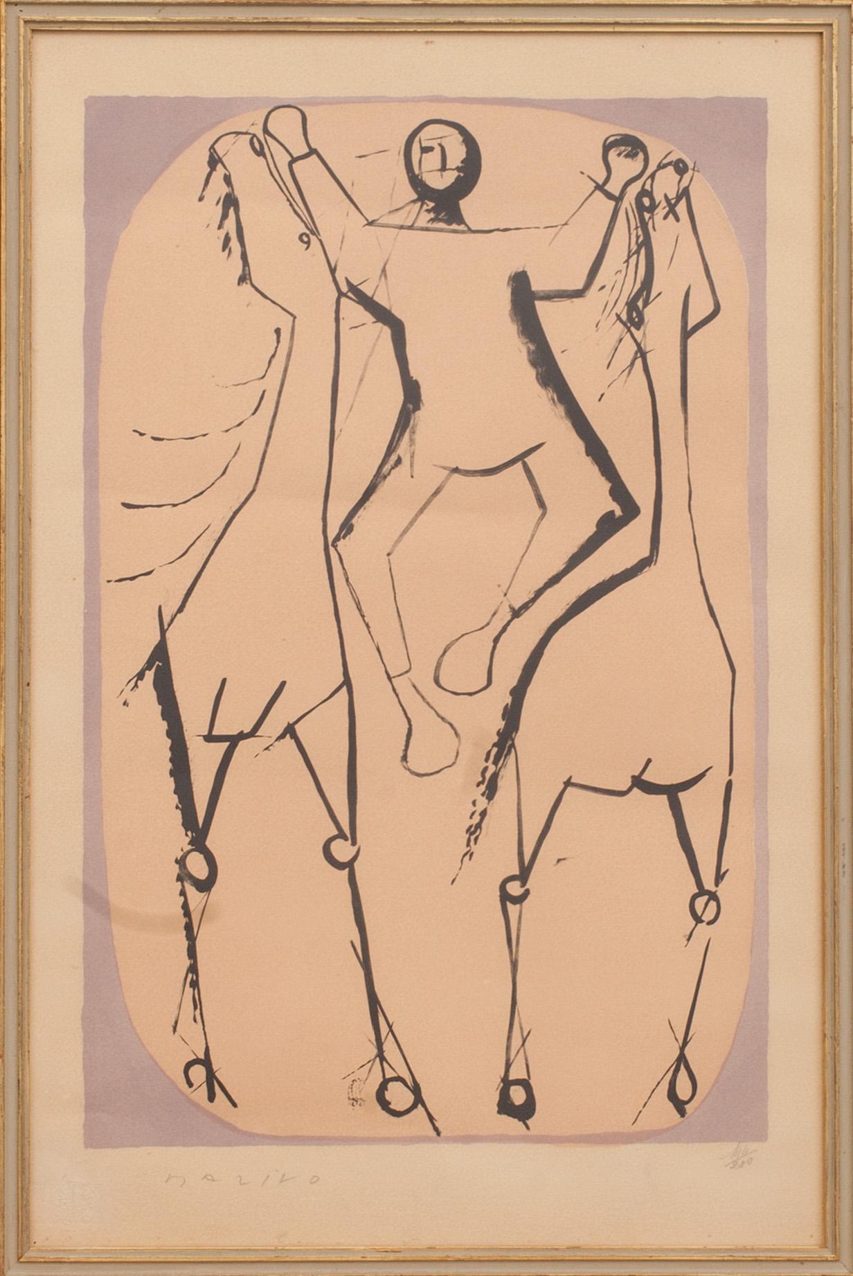 MARINO MARINI, färglitografi, signerad och daterad 144/200.